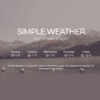Simple Weather Plugin