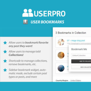 UserPro – WordPress User Bookmarks Add-on