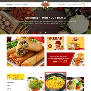 Theme WordPress Ẩm Thực