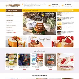 Theme WordPress Bánh Ngọt