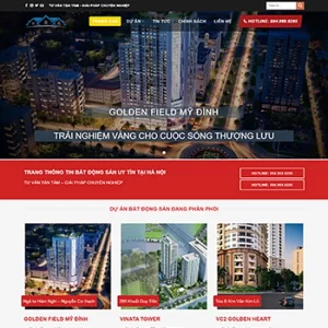 Theme WordPress Bất Động Sản 03