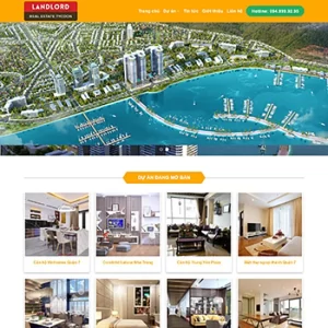 Theme WordPress Bất Động Sản 06