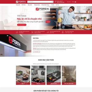 Theme WordPress bán bếp từ, bếp hồng ngoại 02