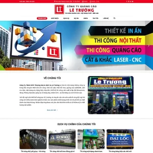 Theme WordPress làm biển quảng cáo