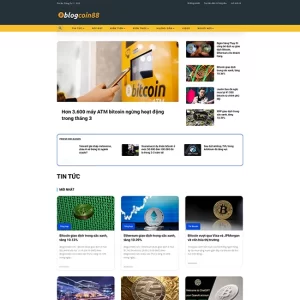 Theme WordPress Blog tin tức crypto 01