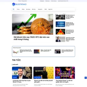 Theme WordPress Blog tiền ảo
