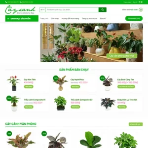 Theme WordPress Cây Xanh 01