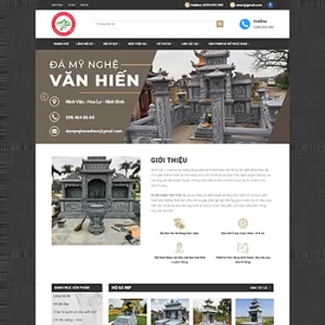 Theme WordPress Đá Mỹ Nghệ