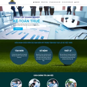 Theme WordPress Dạy Lái Xe
