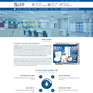 Theme WordPress công ty sản xuất đèn Led