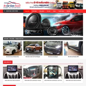 Theme WordPress Đồ Chơi Xe 01