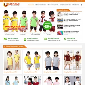 Theme WordPress Đồng Phục