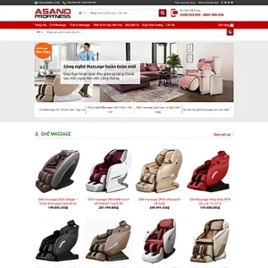 Theme WordPress Ghế Massage