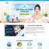Theme WordPress gia công mỹ phẩm