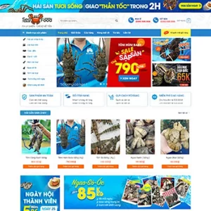 Theme WordPress Hải Sản