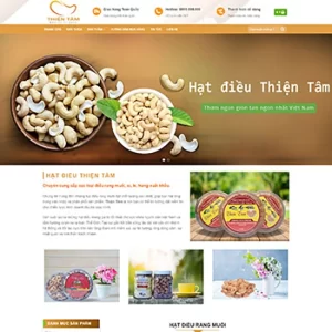 Theme WordPress Hạt Điều