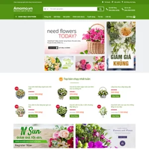 Theme WordPress Hoa Tươi