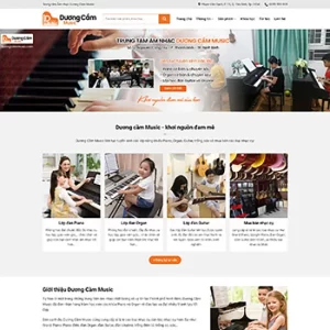 Theme WordPress Học Đàn