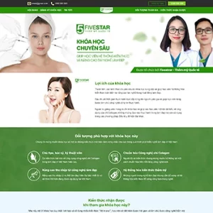 Theme WordPress Học Làm Đẹp