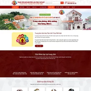 Theme WordPress Học Phong Thủy