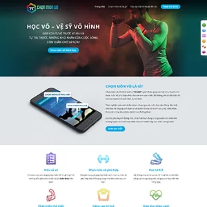 Theme WordPress Học Võ Thuật