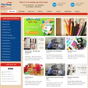 Theme WordPress công ty in ấn 03