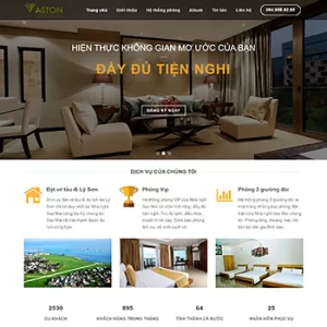 Theme WordPress Khách Sạn