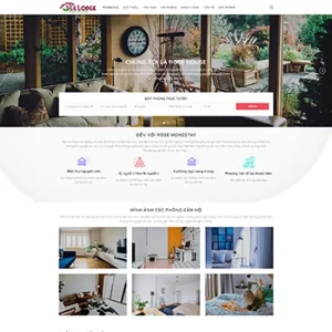Theme WordPress Khách Sạn 02