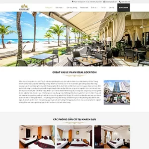 Theme WordPress Khách Sạn 03