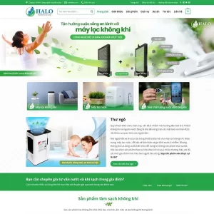 Theme WordPress bán máy lọc khí 03