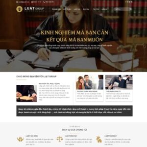 Theme WordPress công ty Luật 02