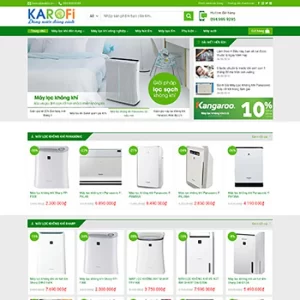 Theme WordPress Máy Lọc Khí 01