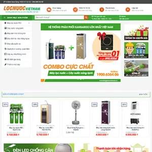 Theme WordPress Máy Lọc Nước