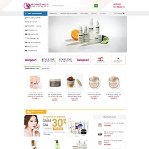 Theme WordPress Mỹ Phẩm