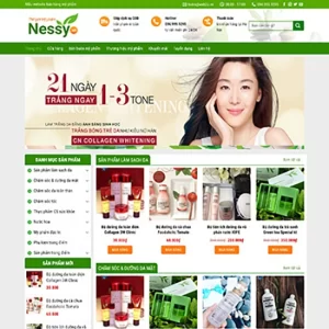 Theme WordPress Mỹ Phẩm 02