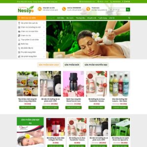 Theme WordPress Shop mỹ phẩm 03