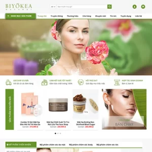 Theme WordPress Mỹ Phẩm 04