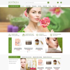 Theme WordPress Shop mỹ phẩm 07