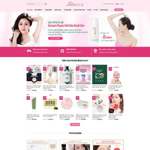 Theme WordPress Mỹ Phẩm 09