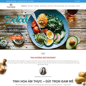 Theme WordPress Nhà Hàng 01