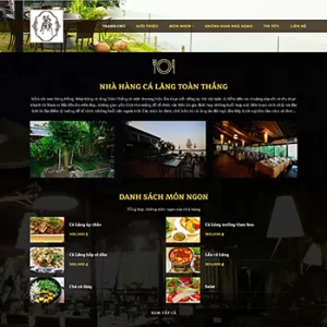 Theme WordPress Nhà Hàng 02