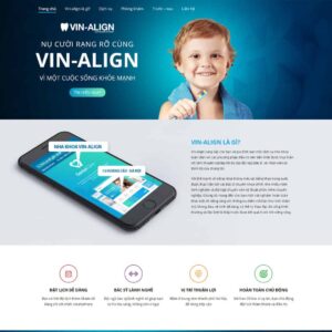 Theme WordPress lading page nha khoa 01