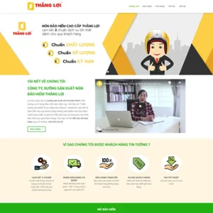 Theme WordPress Nón Bảo Hiểm