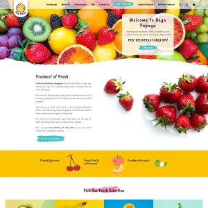 Theme WordPress nông sản 04