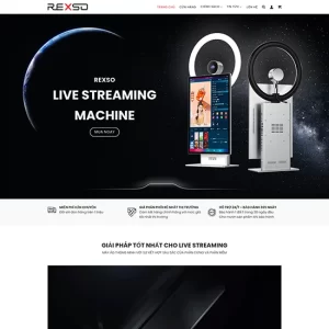Theme WordPress Máy livestream Rexso