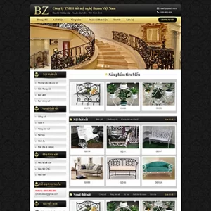 Theme WordPress Sắt Mỹ Nghệ