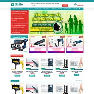 Theme WordPress Shop Cơ Khí