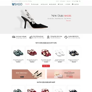 Theme WordPress Shop Giày 01