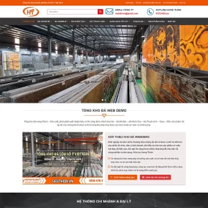 Theme WordPress tổng kho đá, siêu thị đá