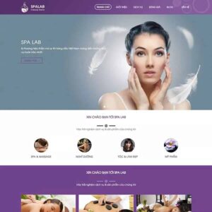 Theme WordPress Spa làm đẹp 06